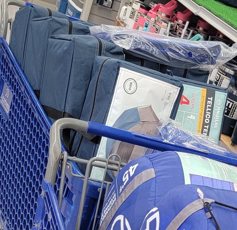 Mobile outreach supplies being loaded into a vehicle